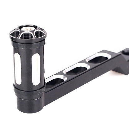 For Harley FLST FLHT Heel Toe Shifter Arms Set Black Gear Shift Levers w/ Pedal