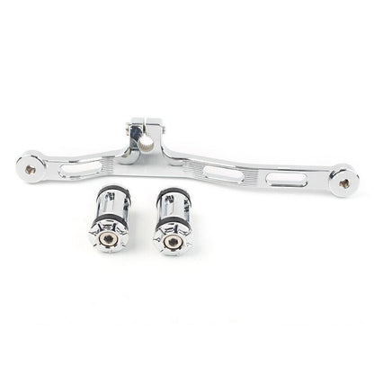 1x Chrome Head Shifter Lever For Harley Dyna 1991-2017 FXD Mid-Controls US