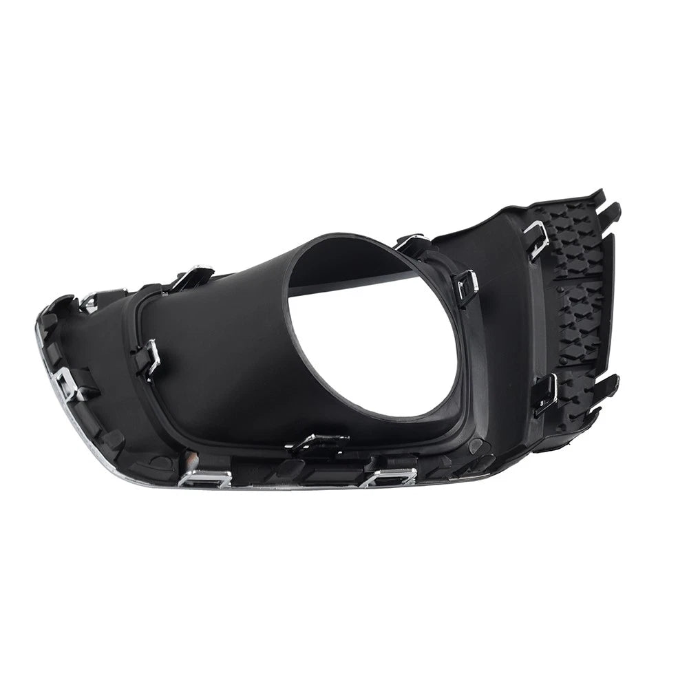Front Bumper Fog Light Bezel Chrome+Black For Subaru Forester 2014-2018 Right