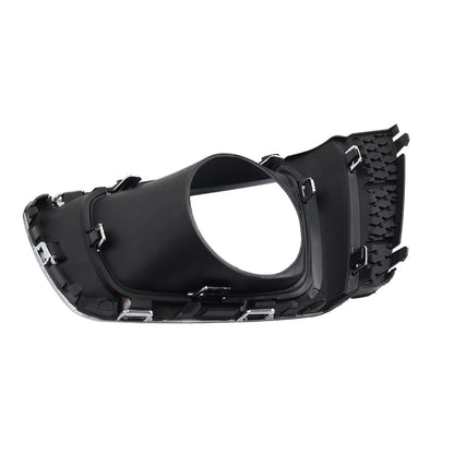 Front Bumper Fog Light Bezel Chrome+Black For Subaru Forester 2014-2018 Right