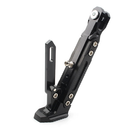CNC Foot Support Side Stand Parking Leg Kickstand Adjustable Black Motorcycle US