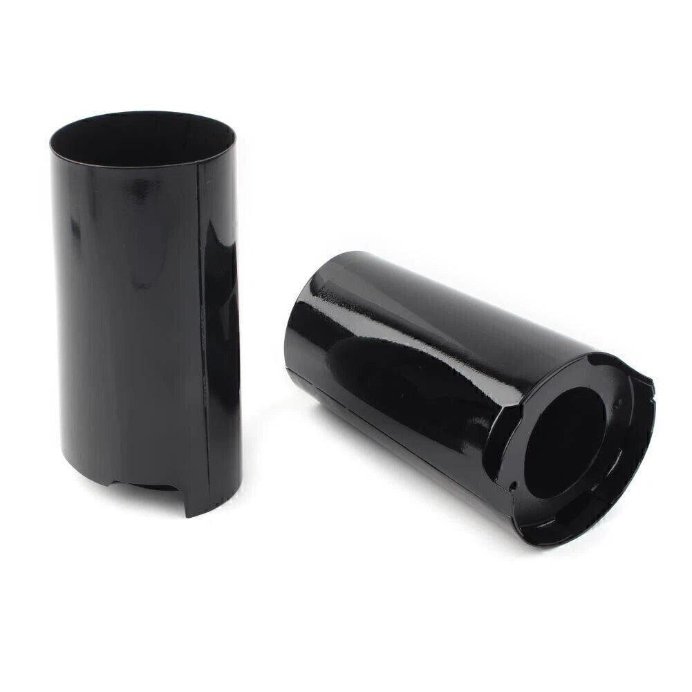 2x Fork Boot Slider Covers for Harley Touring Electra Street Tri Glide Black US