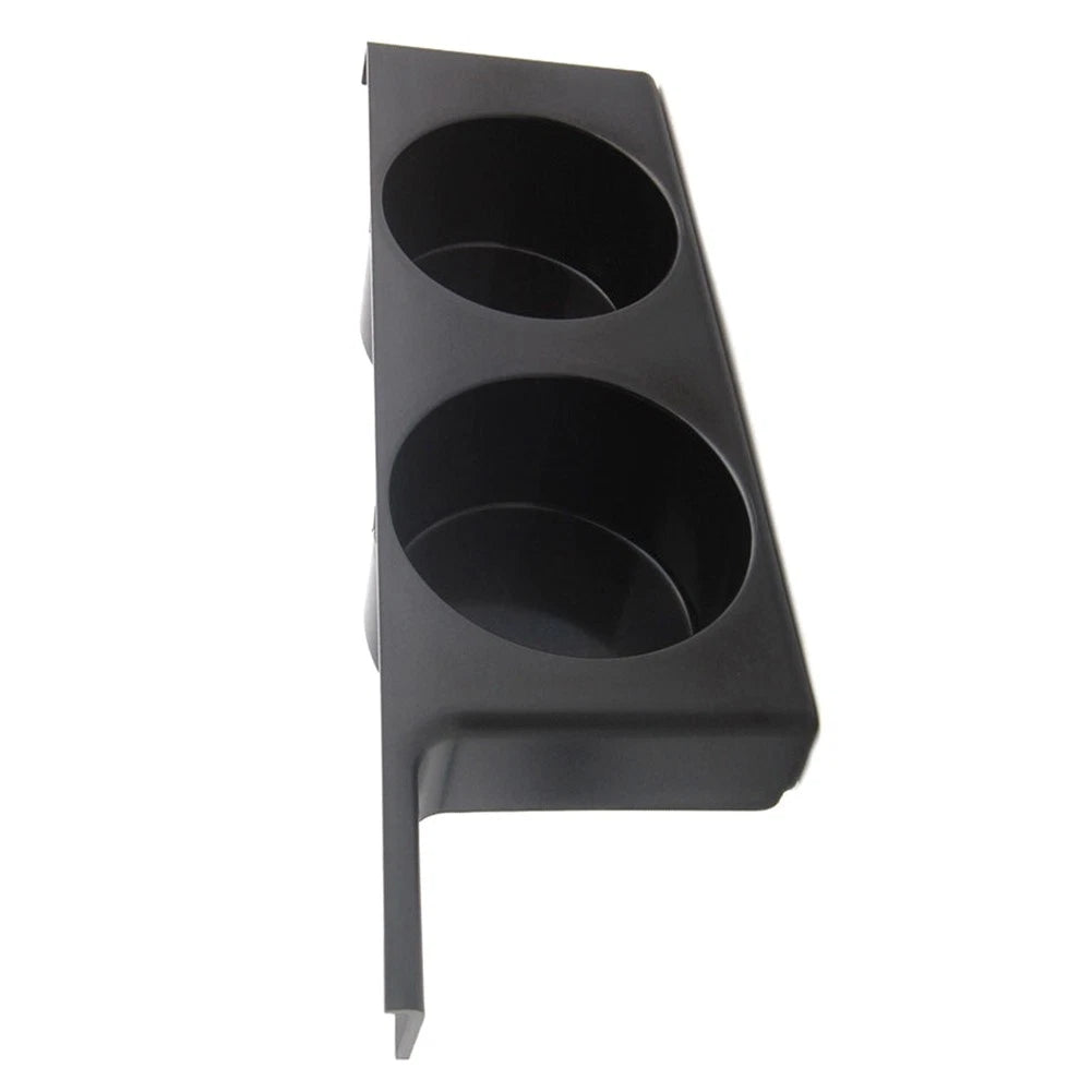 Center Console Double Cup Holder Organizer Black For BMW 525i 528i 530i 540i M5