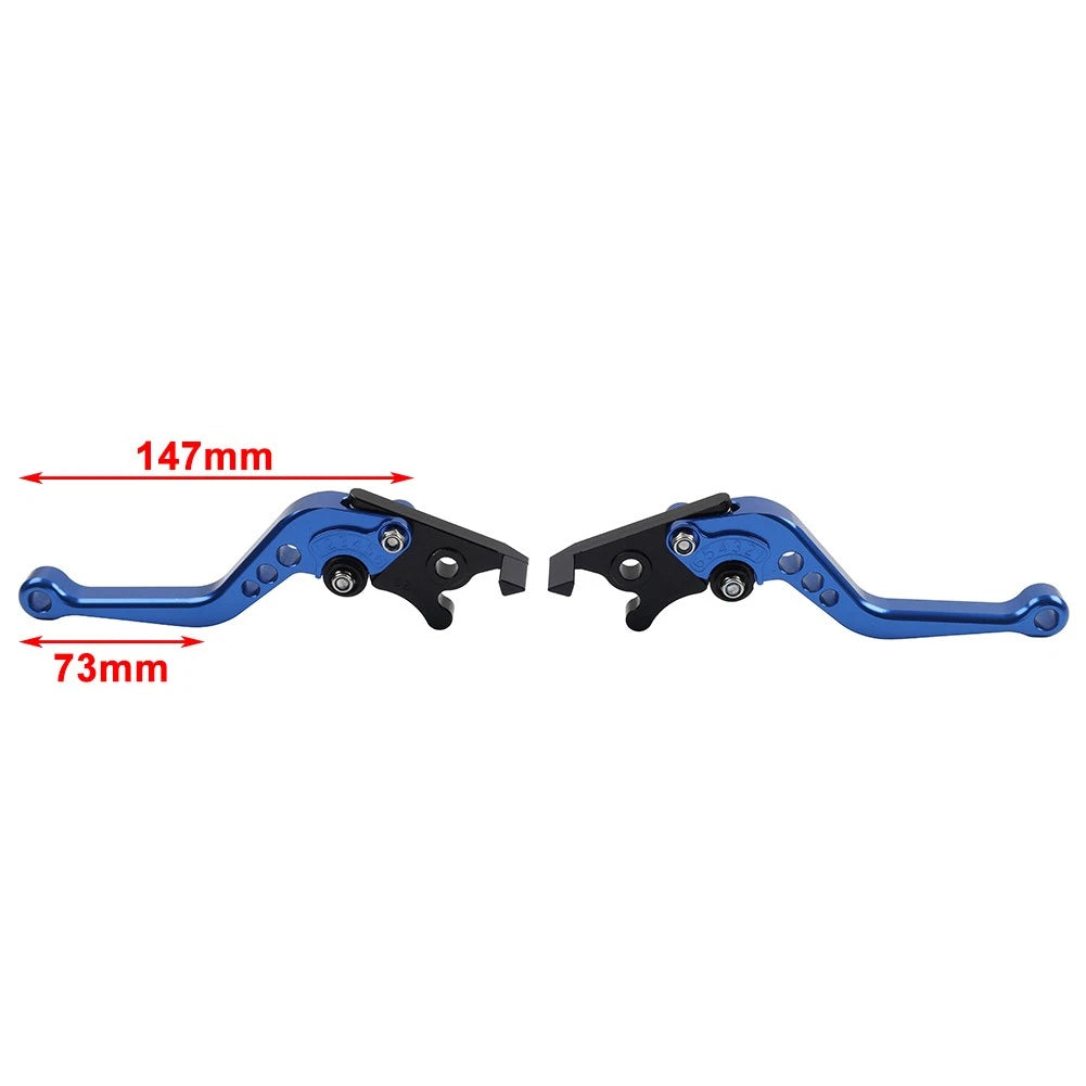 2x CNC Adjustable HandlebarShort Brake Clutch Levers For YAMAHA MT 07 2014-2024