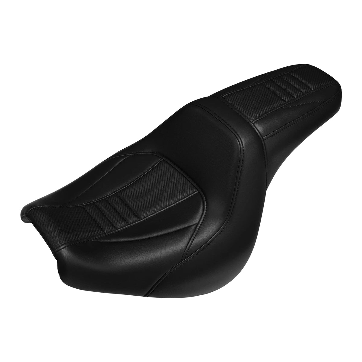 Black Driver Passenger Seat Fit For Harley Fat Bob FXFB FXFBS 2018-Up 2019 20 21
