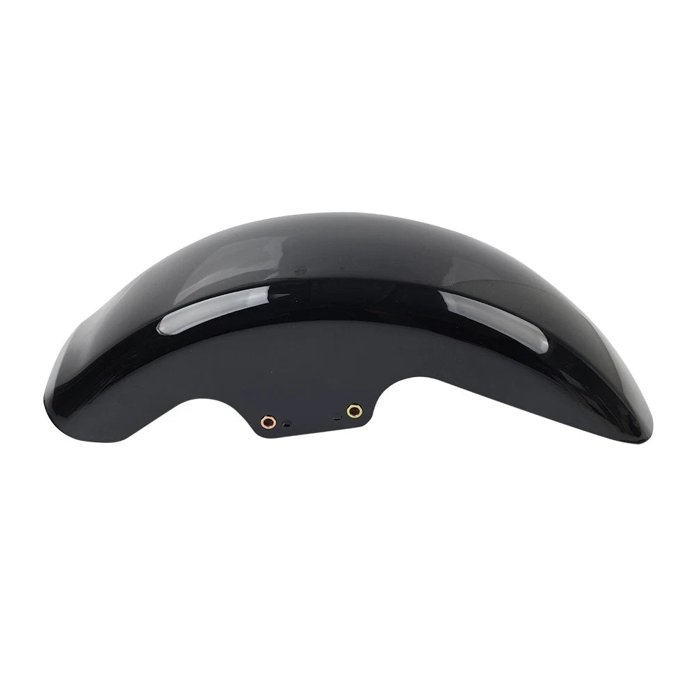 Vivid Black Front Mudguard Cover Fit for Harley-Davidson Softail Fat Boy 2018-24