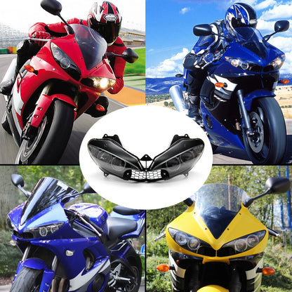 Headlight Assembly For Yamaha YZF R6 2003 2004 2005 YZF R6S 2006 2007 2008 2009
