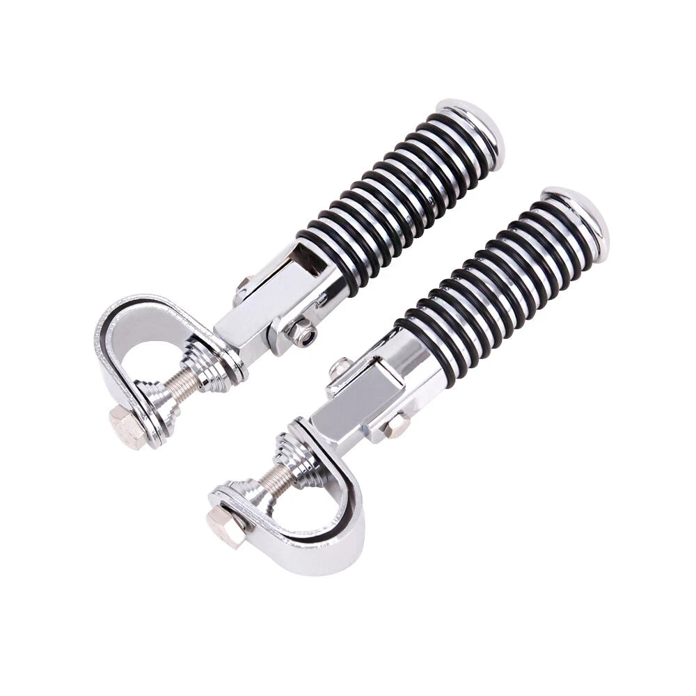 Motorcycle Foot Pegs 1"~1-1/4" Highway For Harley Touring Engine Guard Crash Bar