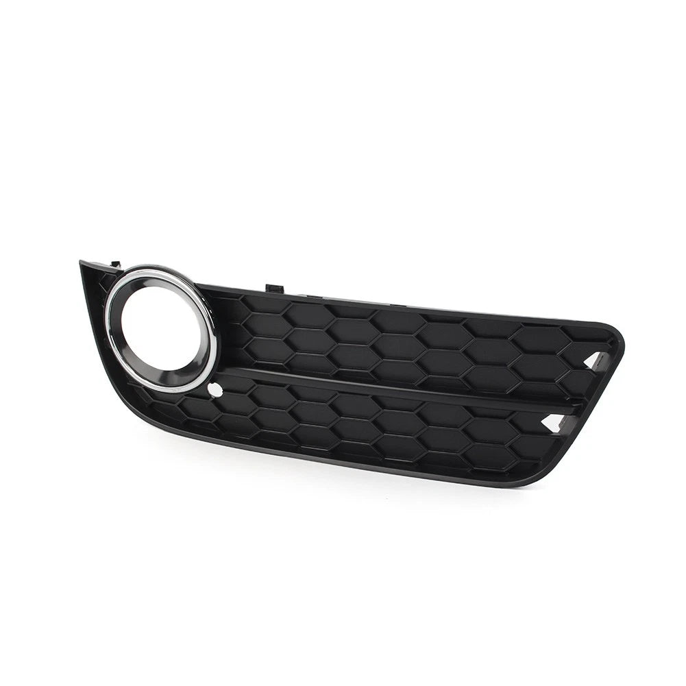 Right Front Bumper Fog Light Grille Cover With Chrome Ring For Audi A5 2008-2011