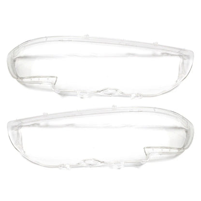 Front Headlight Lens Shell Cover Replacement Fit BMW 5 Series E39 2001-2003 PAIR