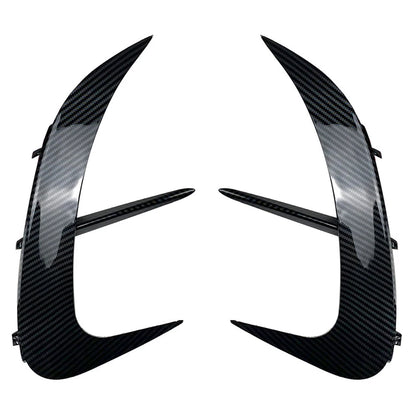 2X Rear Bumper Splitter Spoiler Canard Air Vent For Mercedes Benz C-Class W206