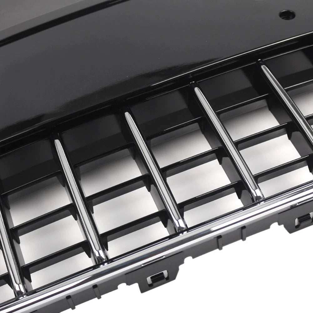 1 Piece Front Bumper Radiator Vent Grille For Audi Q7 2005-2015 Chrome
