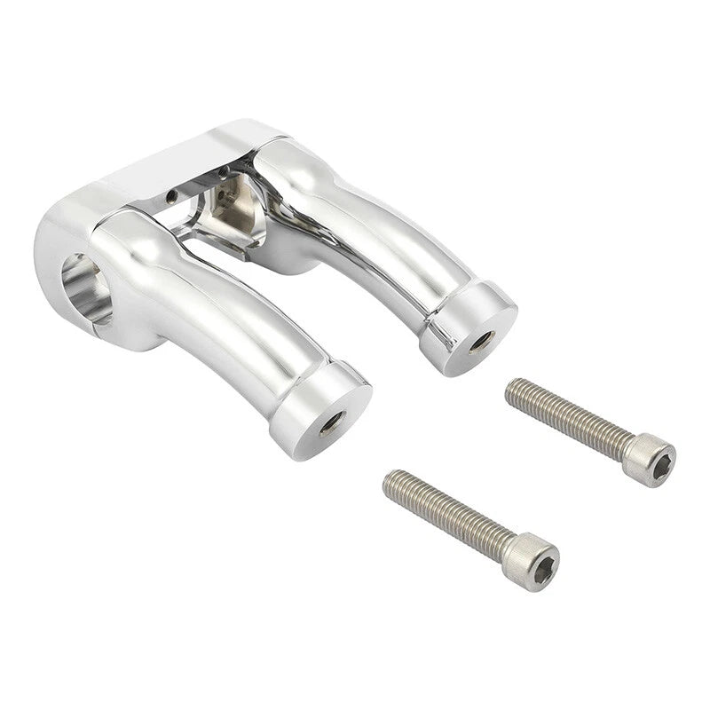 4" Handlebar Riser Clamp Kit Fit For Harley Breakout Street Bob 2018-24 1.25"Bar