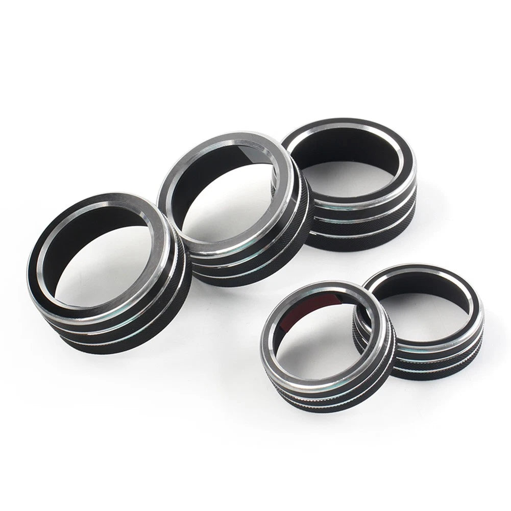 Control Switch Knob Ring Cover Trim For Honda Accord 10th Generation 18-22 Black