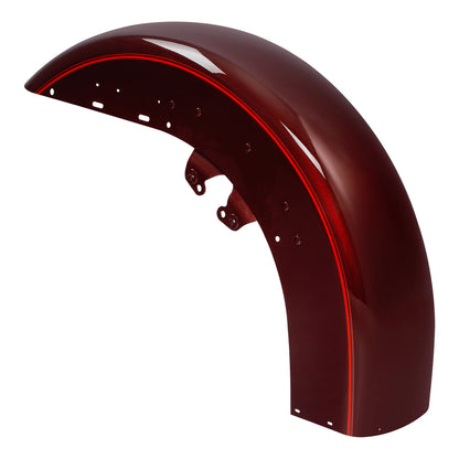 Front Fender Fit For Harley Touring Road King 2014-2024 23 Mysterious Red Sunglo