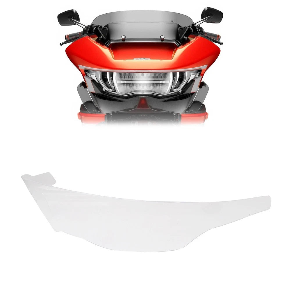 Headlight Guard Cover Clear For Harley Touring CVO Road Glide FLTRXSE 2023-2024