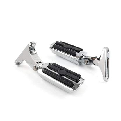 Rear Passenger Footpeg Mount Bracket Fit For Harley Touring Models 1993+ Chrome