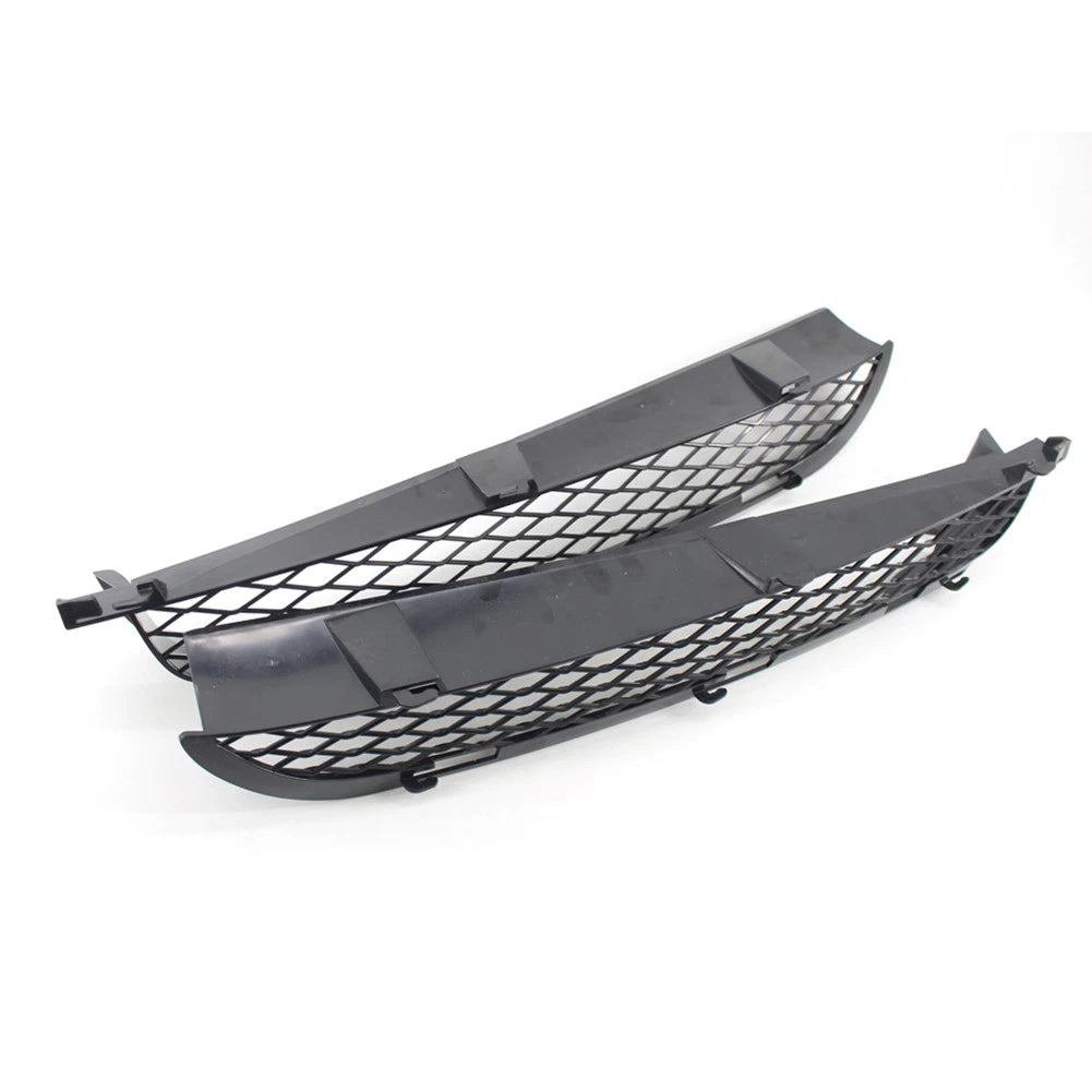 1 Pair Front Grille Upper Bumper Mesh Grill For BMW X5 E53 2003-2006