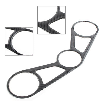 Handle Yoke Cover Perforated Black Sticker Protector for BMW  S1000RR 2009-2014