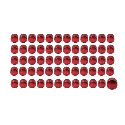 60X Engine Screw Bolt Cover Kit Red For Harley Fat Boy Electra Glide Dyna Red