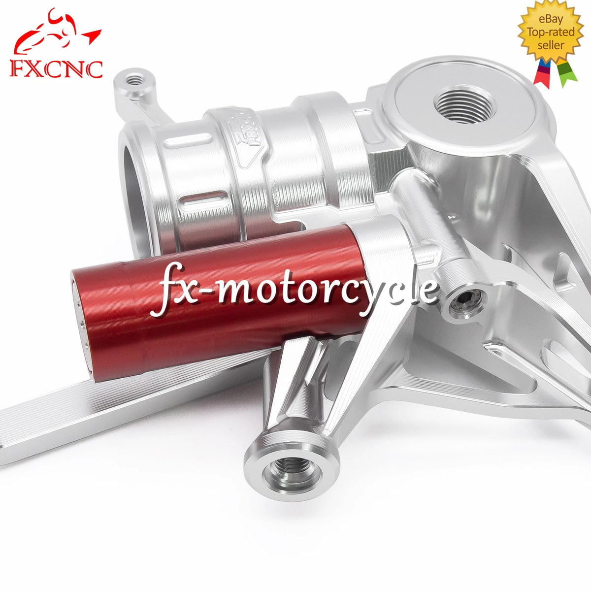 For Honda XADV750 2017-2026 Red Absorber Lower Shock Mount Support Base Aluminum