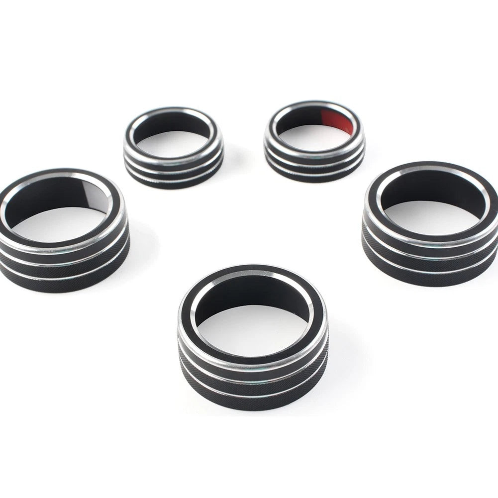 Control Switch Knob Ring Cover Trim For Honda Accord 10th Generation 18-22 Black