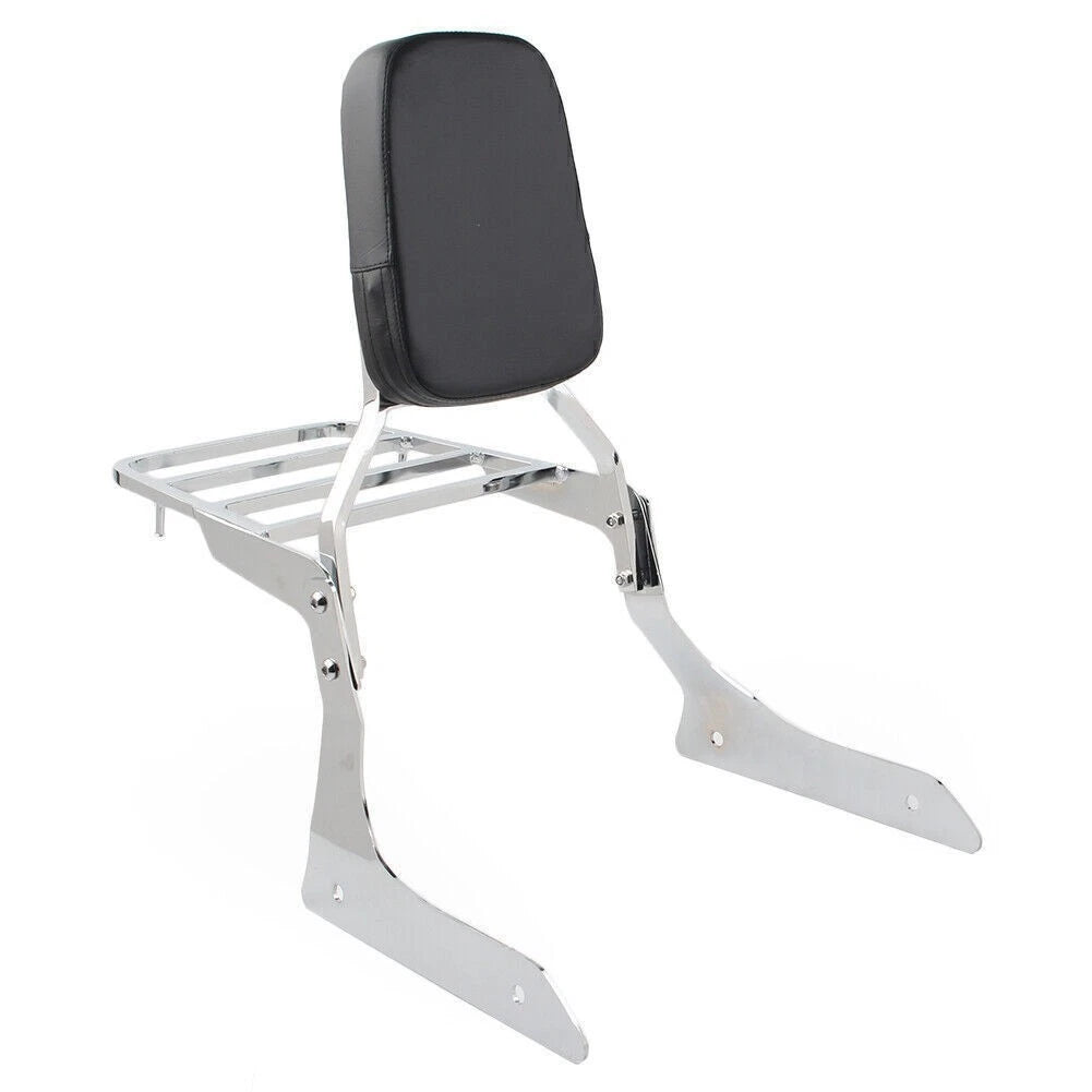 Sissy Bar Backrest Rear Luggage Rack Fit Yamaha Stryker 1300 XVS1300 11-17 Chrom