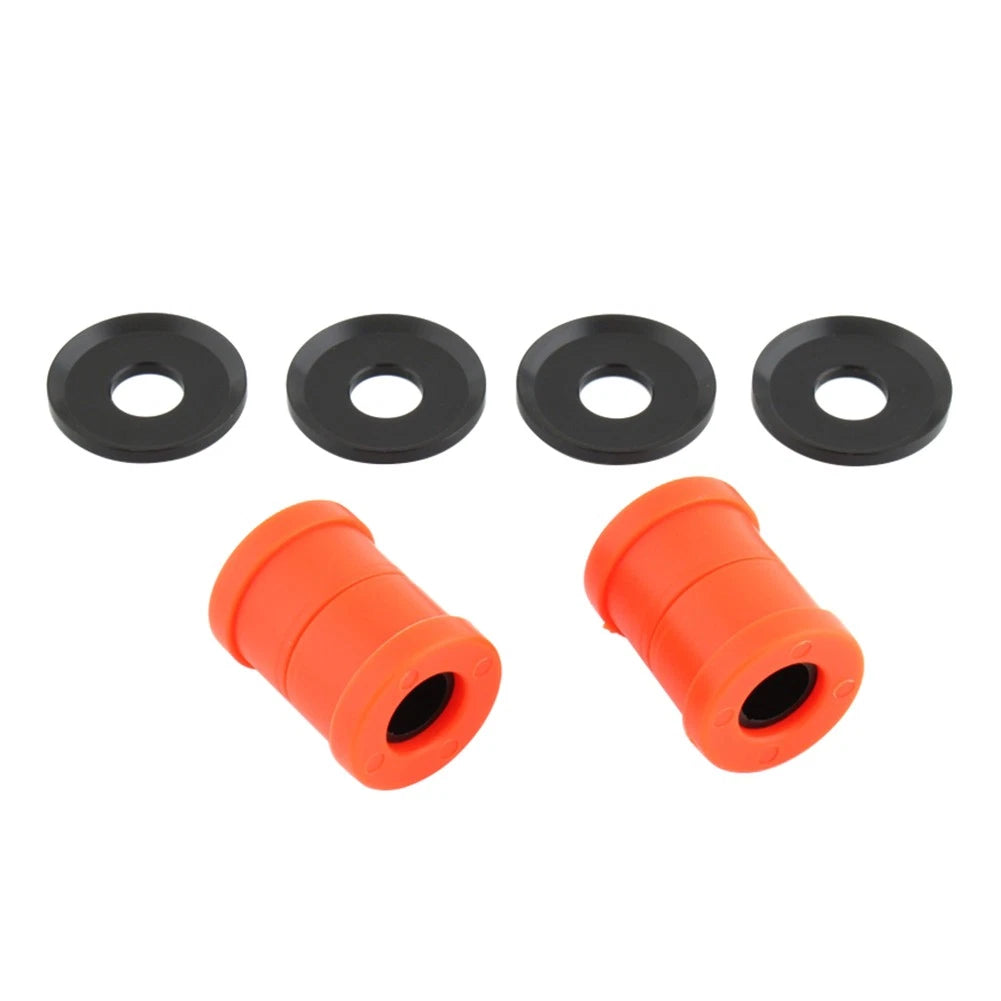 Orange Handlebar Riser Bushings For Harley Softail Dyna FXD Sportster XL