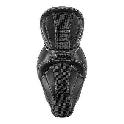 Rider Passenger Seat Pillion Fit For Harley Touring Street Road Glide 2009-23 US