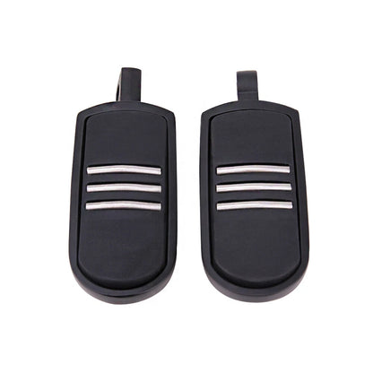 Black 32mm Highway Foot Pegs Pedals For Harley Touring Road King Street Glide US