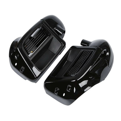 Black Lower Vented Fairing &Water-Cooled Fit For Harley Touring Road Glide 14-24