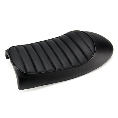 Motorcycle Cafe Racer Seat Flat Brat Hump Saddle Fit For Honda Suzuki Yamaha