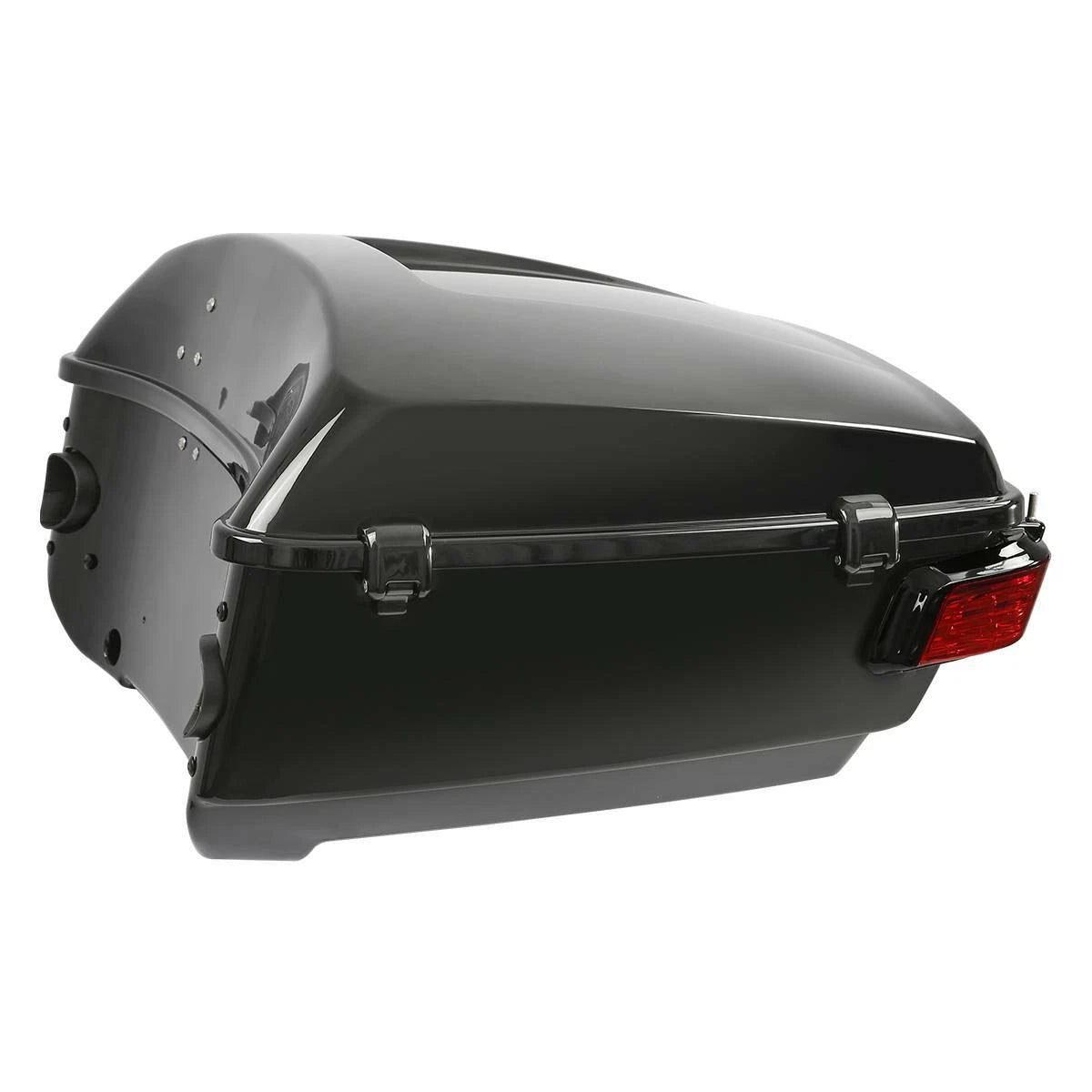 King Trunk LED Brake Tail Light &Side Marker Fit For Harley Touring 14-25 Black