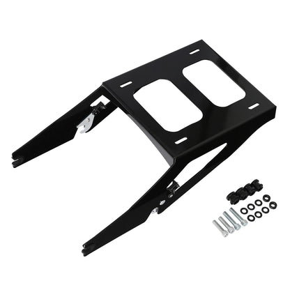 Black King Trunk Backrest Mount Rack For Harley Sport Glide FLSB 18-25 TCMT