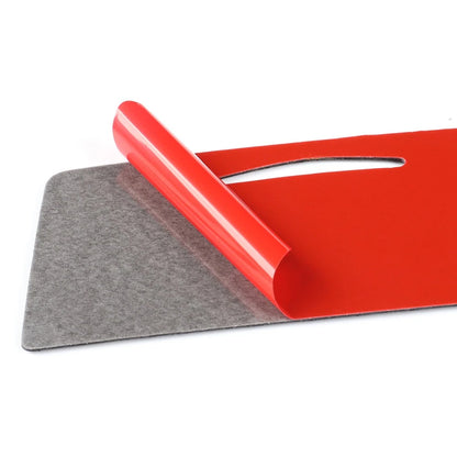2Pcs Carbon Fiber Red Central Console Cover Trim For Cadillac CTS 2008-2013 ABS