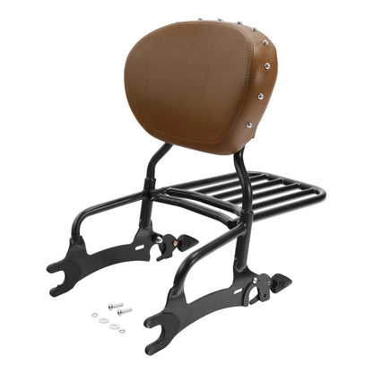 Backrest Pad Sissy Bar Luggage Rack For Indian Chieftain 14-25 Challenger 21-25