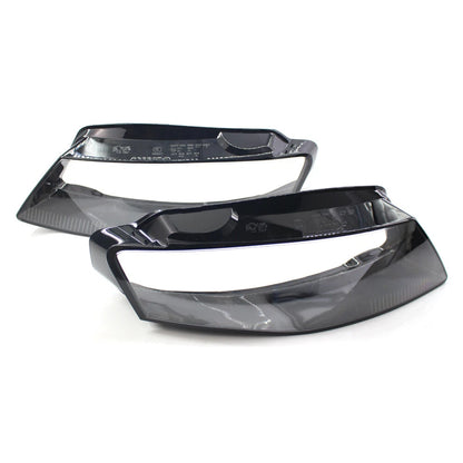 Headlight Lens Shell Cover Lampshade For Audi A4 B8 2009-2012 Transparent Pair