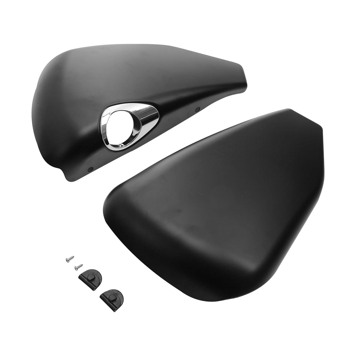 Left Right Battery Side Fairing Covers Fit For Harley Sportster XL883 1200 14-22