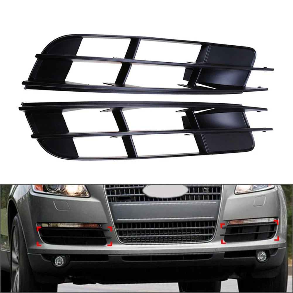 Front Bumper Lower Outer Grille Left Right Side For Audi Q7 2006-2009