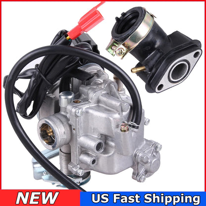 GY6 139QMB 50cc Performance Carburetor 18MM for 49 80cc 4 Stroke Scooter Taotao