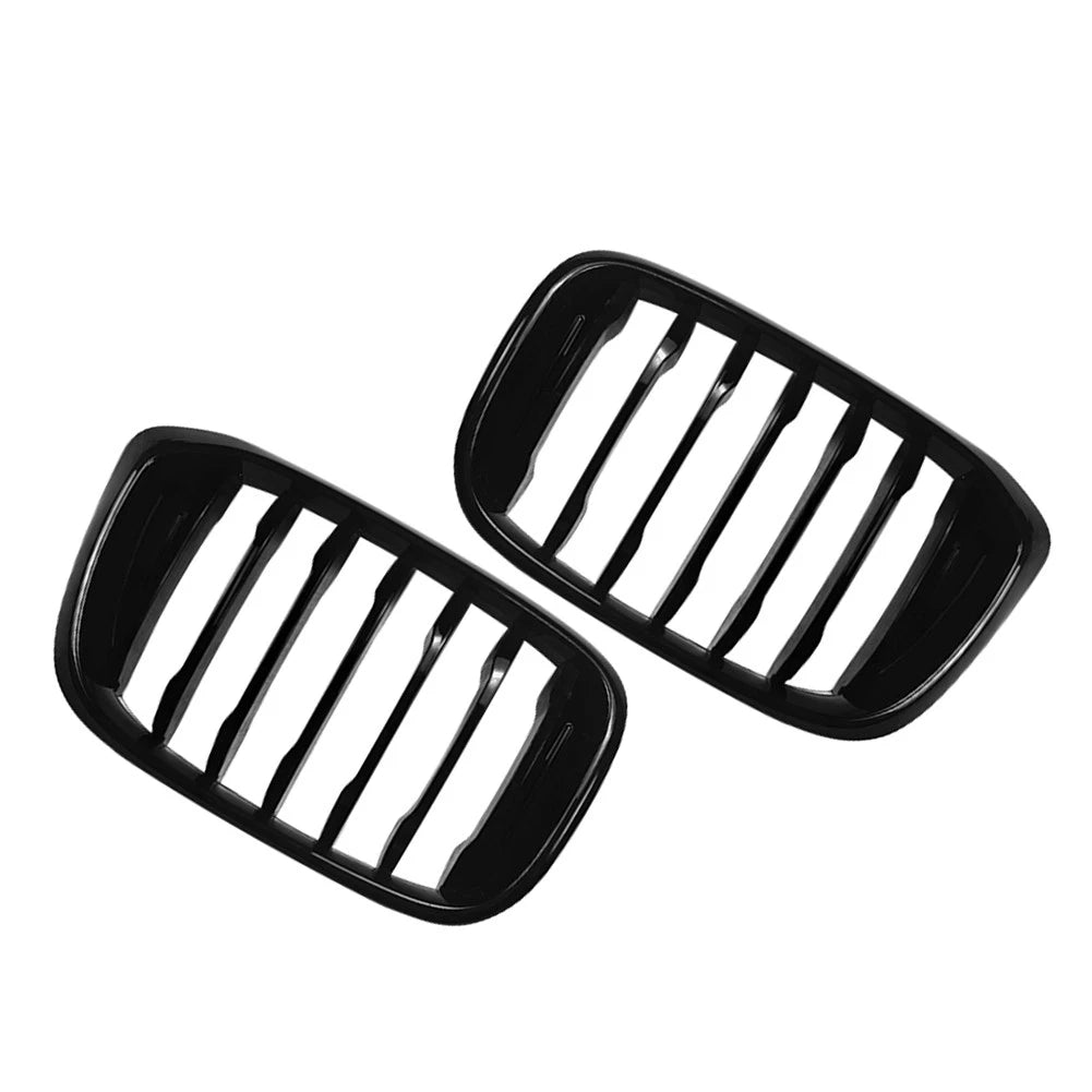 Glossy Black Front Kidney Middle Grille Grill For BMW X3 G01 X4 G02 2018-2021