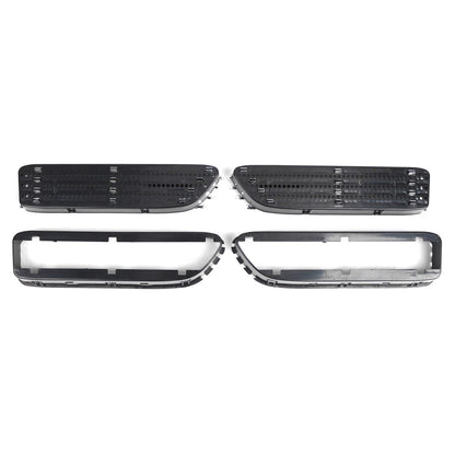 1 Pair Side Fender Grille Vent Air Flow Grill For BMW E46 M3 2001-2006 2002 03