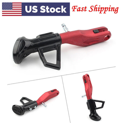 CNC Kickstand Foot Support Side Stand Parking Leg 18-21CM Adjustable Motorcycle
