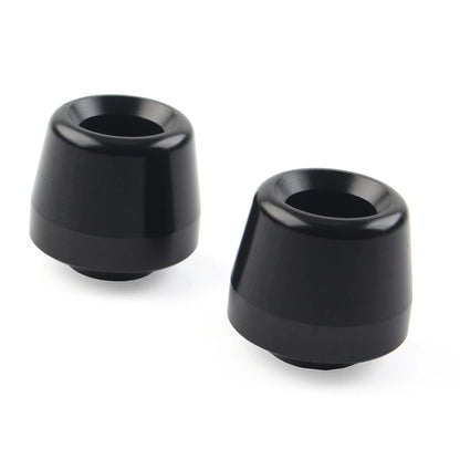 Handlebar Grips Bar End Slider Cap Fit YAMAHA YZFR1 YZF-R1 2015-2023 2016 Black