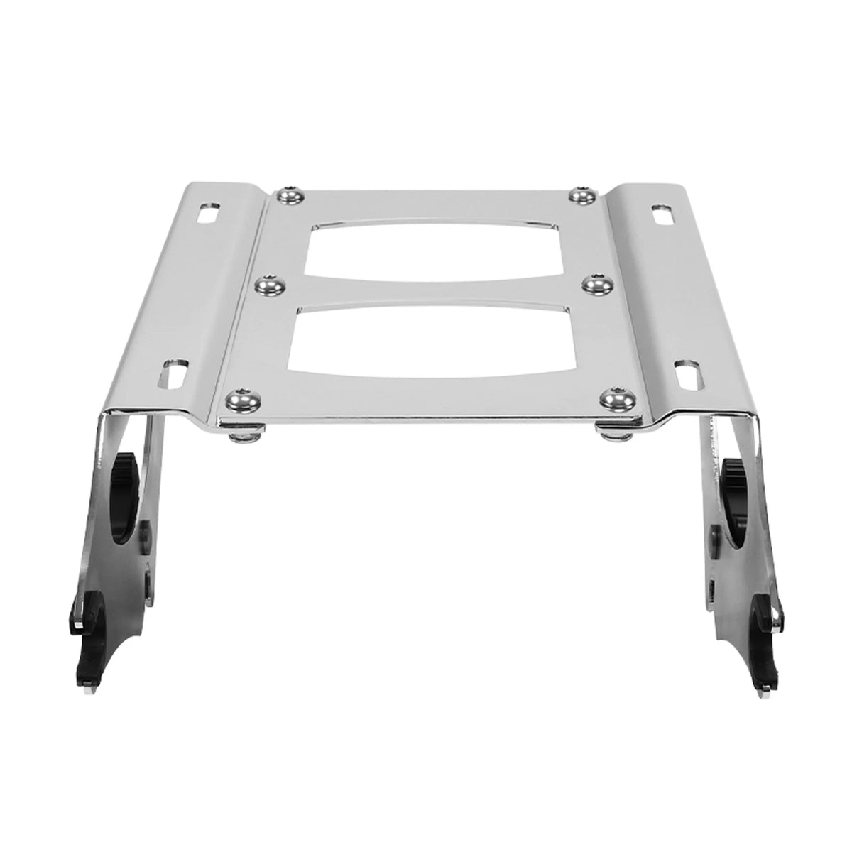 Two Up Chrome Pack Luggage Rack Fit For Harley Touring Road Glide 14-Up 19