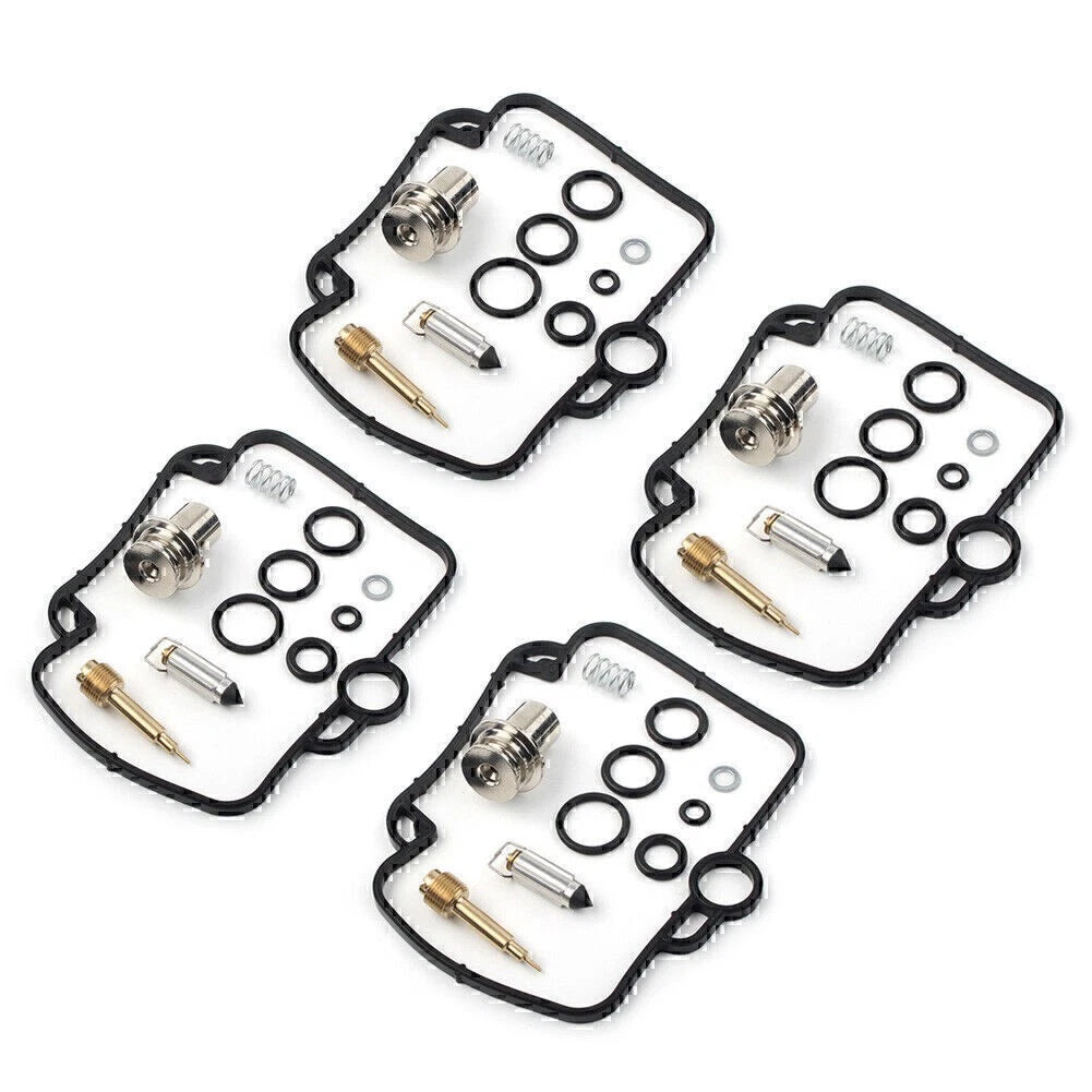 4 Set Carburetor Carb Rebuild Kit Repair For Suzuki GSXR750 90-91 GSXR750W 92-95