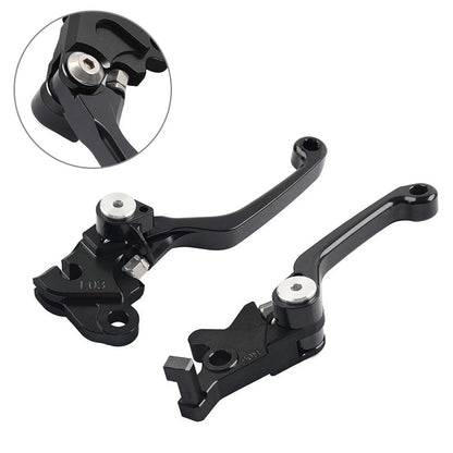 1 Pair Black Clutch Brake Levers CNC Pivot For Honda CRF150F CRF230F 2003-2017