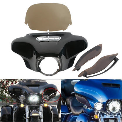 Outer Fairing & Windshield & Air Deflector For Harley Touring Street Glide 14-23