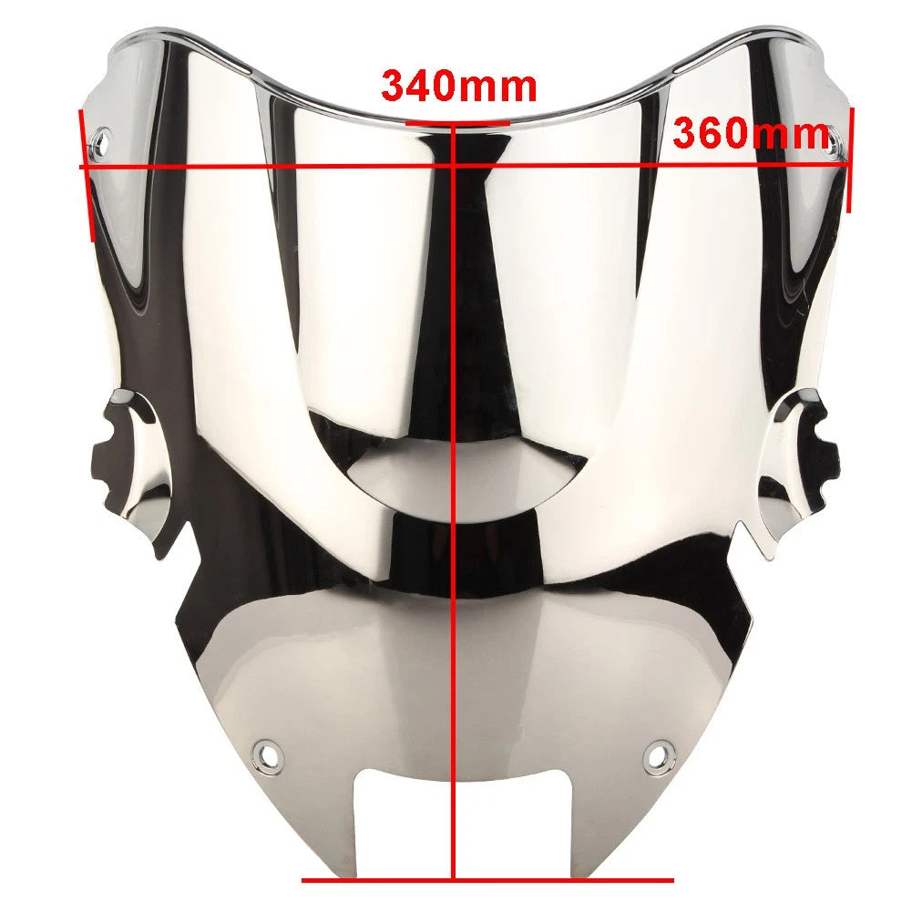 Windscreen Windshield For Honda Super Hawk 1000 VTR1000F 1997-2005 Motor Black