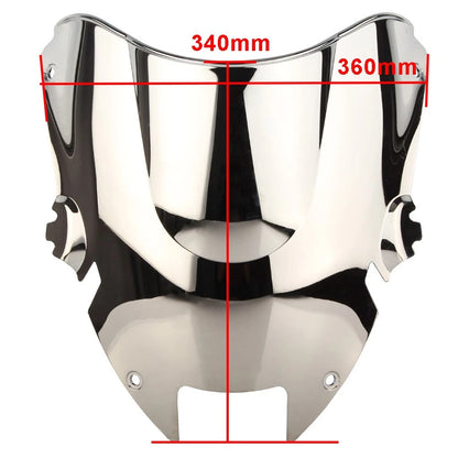 Windscreen Windshield For Honda Super Hawk 1000 VTR1000F 1997-2005 Motor Black
